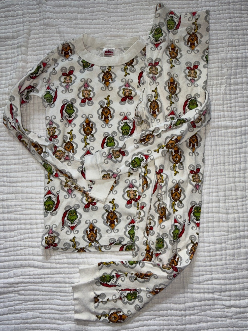 Hanna Andersson Grinch Pajama Set size 140 (10)